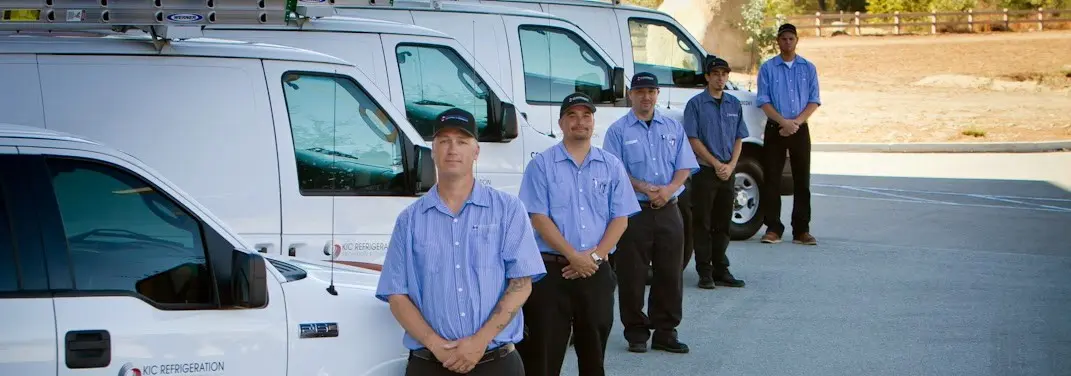 KIC Refrigeration crew ready for Heat Pump Installation jobs across Shelby